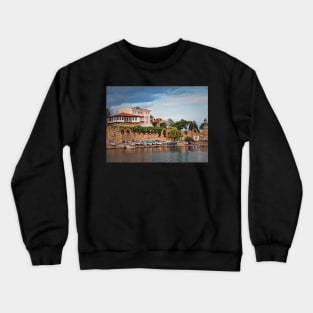 The old town of Nessebar on the Black Sea coast Crewneck Sweatshirt